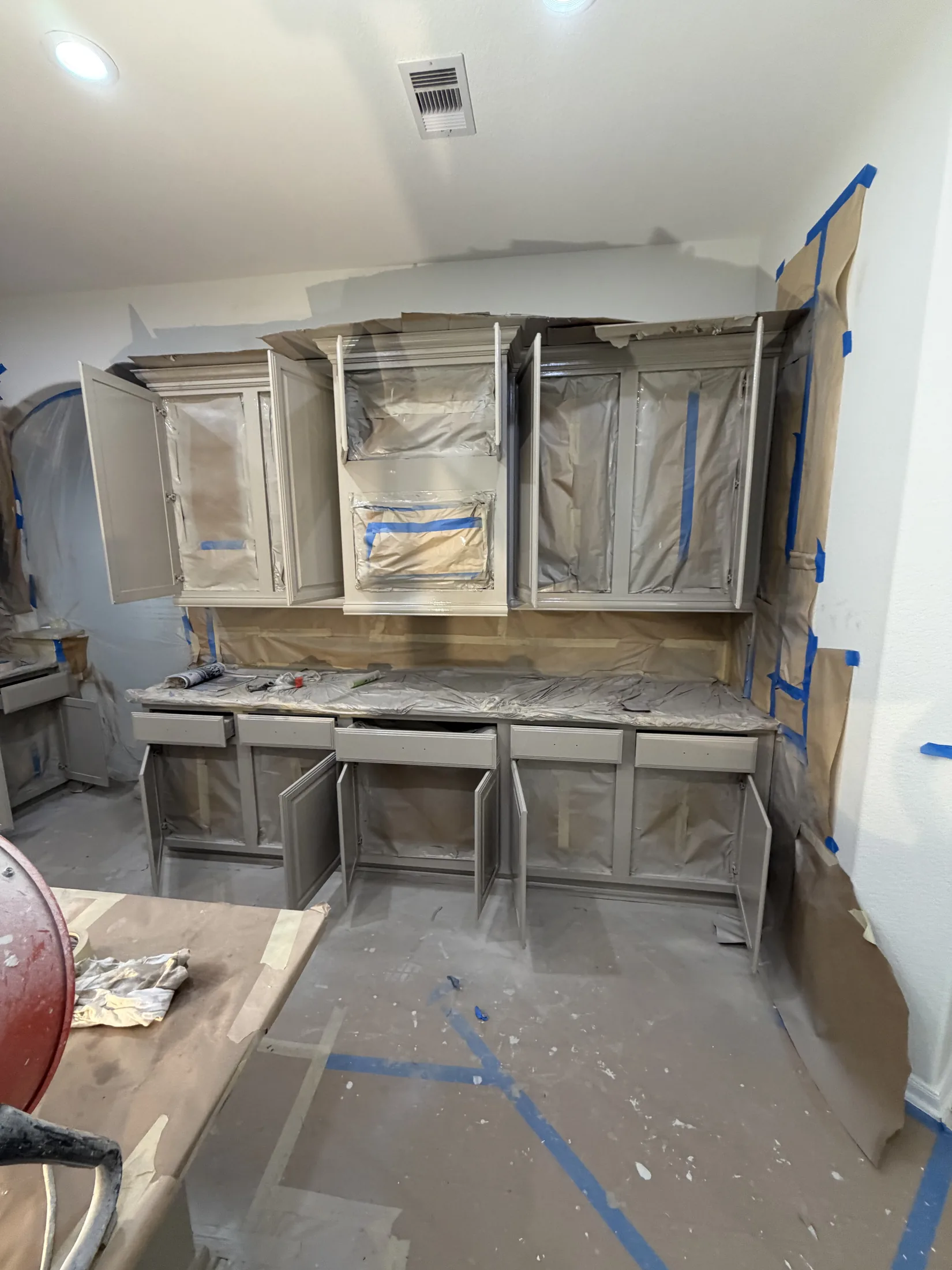 Kitchen Cabinet Paint Transformation additional project photo 1